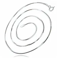 ELEGANCKI GRUBY OŚMIOKĄTNY ŁAŃCUSZEK ŻMIJKA SNAKE WĄŻ 1.1MM 50CM