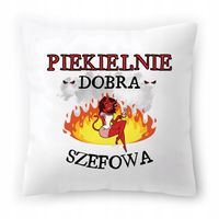 Poduszka Dla Szefowej Na Urodziny Prezent Z Nadrukiem Ze Zdjęciem