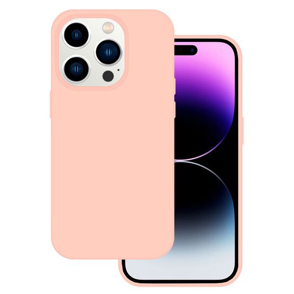Tel Protect Silicone Premium do Iphone 15 Pro jasnoróżowy zdjęcie 1