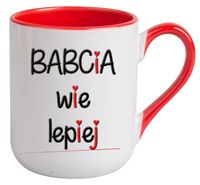 KUBEK Z NADRUKIEM PREZENT DZIEŃ BABCI URODZINY BABCIA IMIENINY