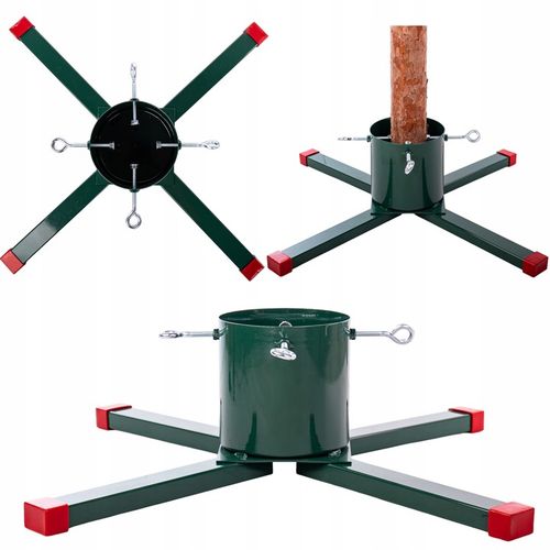 Stojak CHOINKOWY XXL metalowy pod DUŻĄ choinkę podstawka drzewko pojemnik na Arena.pl