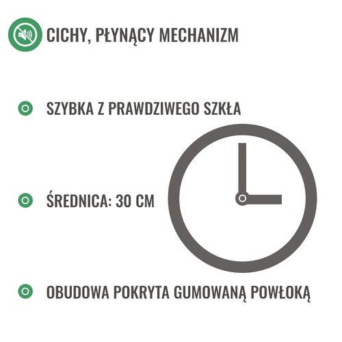 Zegar Dart - cichy mechanizm na Arena.pl