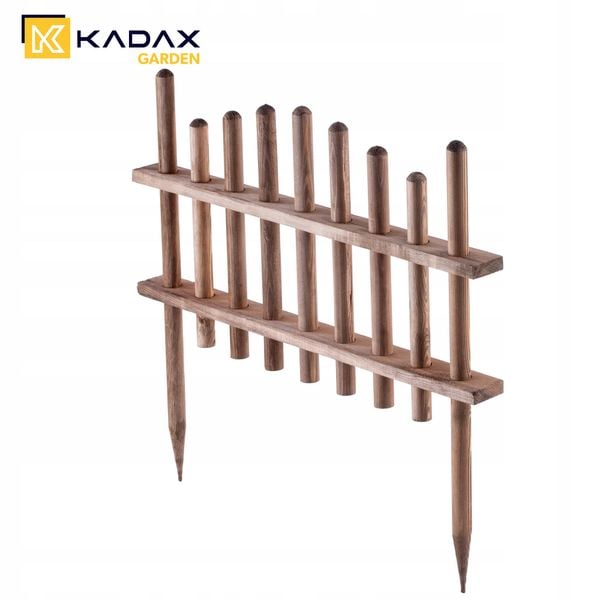 KADAX Płotek Ogrodowy Drewniany Palisada 60cm zdjęcie 8
