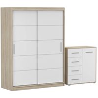 Zestaw VISTA 06 Szafa 150 Komoda FRIDA MINI 01 90 półki SB PRODUCENT