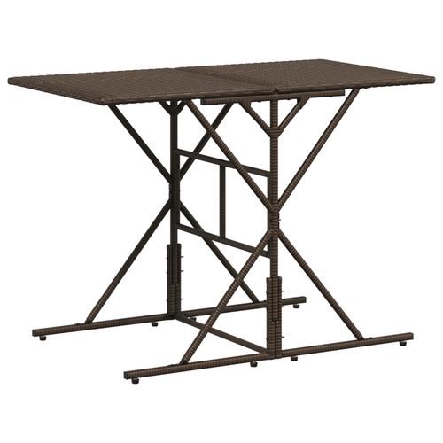 7-cz. zestaw mebli ogrodowych, z poduszkami, brązowy, rattan PE na Arena.pl