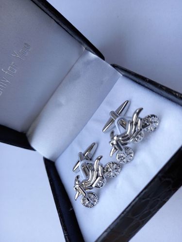 Spinki do mankiet koszuli Motor Motocykl Cross na Arena.pl