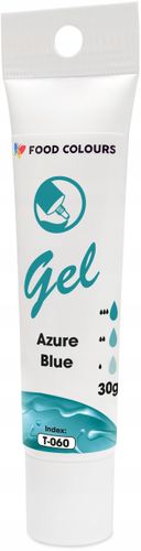 BARWNIK SPOŻYWCZY W ŻELU T-060 Azure Blue Lazurowy Błękitny 30g na Arena.pl
