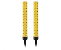 Fontanny race urodzinowa na tort złota 12 cm, 2 szt.