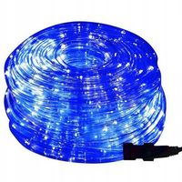 WĄŻ Świetlny 10m LED LAMPKI CHOINKOWE NIEBIESKI