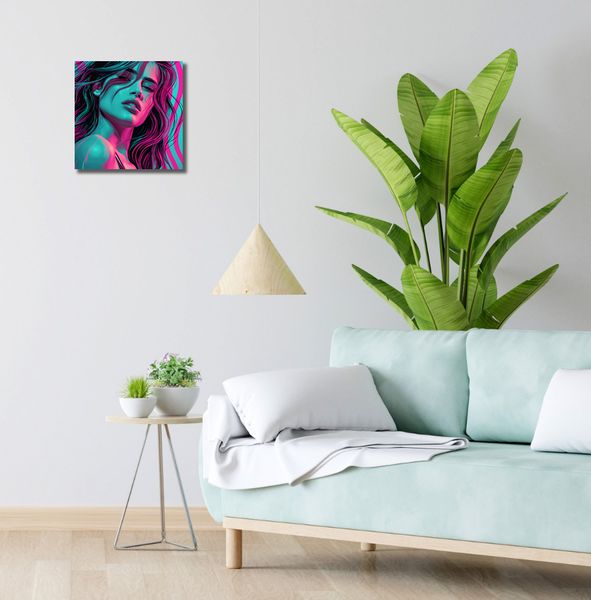 Obraz 30x30cm Neonowy Wzrok zdjęcie 2