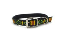 A-226 OBROŻA DLA PSA PODWÓJNA INDIAŃSKA 30mm Kolor - ZIELONY