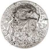 Cook Islands: Silver Burst - Bald Eagle 3 uncje Srebra 2024 Proof