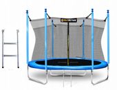 TRAMPOLINA OGRODOWA DLA DZIECI 8FT 252CM DRABINKA