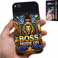 ETUI DO HUAWEI P10 LITE - BOSS LEW Z KORONĄ NA TARCZY CASE + FOLIA
