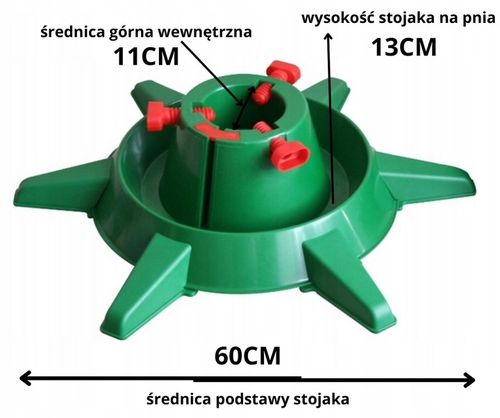 STOJAK PODSTAWKA POD CHOINKĘ 60CM na Arena.pl