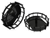 HECHT 8001004 METALOWE KOŁA ŁOPATKOWE 2 SZTUKI DO GLEBOGRYZARKI HECHT 785, 790, 795, 790BS  EWIMAX - OFICJALNY DYSTRYBUTOR - AUTORYZOWANY DEALER HECHT