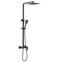 Deszczownica z baterią wannową WEZER PRO16B-02-BLACK