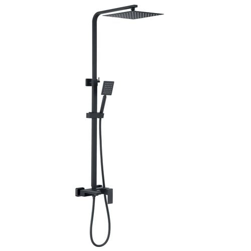 Deszczownica z baterią wannową WEZER PRO16B-02-BLACK na Arena.pl