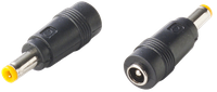 Reduction 2.1x5.5 Jack to 2.5x5.5 Plug (S) 180°