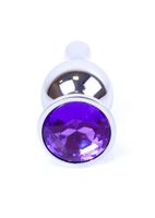 Mylove Toys - Jewellery Silver Butt Plug- Purple