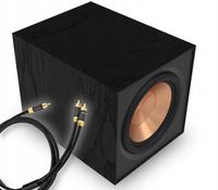 2X KLIPSCH R-101SW REFERENCE SUBWOOFER CZARNY + KABEL KLOTZ 5m
