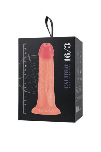 realistic dildo caliber 16/3 , pvc, flesh,  length 16cm, diameter 3cm na Arena.pl