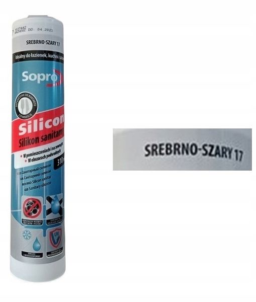 Silikon sanitarny Sopro biały 310 ml zdjęcie 3