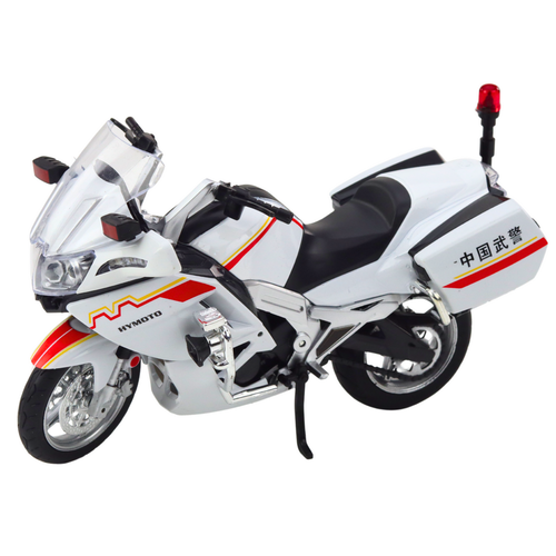 ND24_22609 Motocykl Metalowy Swiatla Dzwieki Bial na Arena.pl