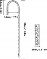 OGROMNE STALOWE KOTWY SZPILKI Paliki gruntowe DO NAMIOTÓW TRAMPOLINY 376