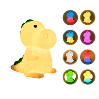 Lampka Nocna Jednorożec LED Dla Dzieci Silikonowa Kolorowa Dotykowa USB