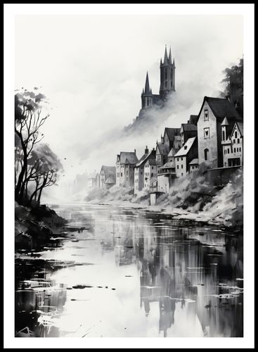 Plakat 67,5x95cm Mglisty Refleks na Arena.pl