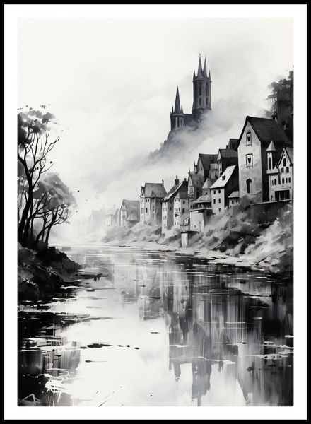 Plakat 67,5x95cm Mglisty Refleks zdjęcie 3