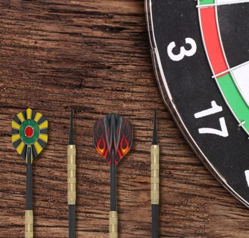 RZUTKI DART ZESTAW 12 RZUTEK LOTEK DO DARTA LOTKI 100 GROTÓW + 42 PIÓRKA na Arena.pl