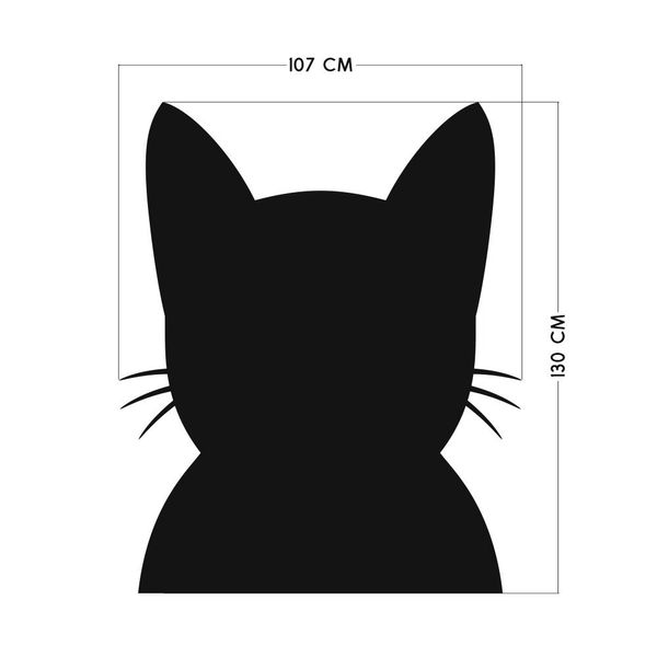 Naklejka Tablicowa Kot T12 zdjęcie 2