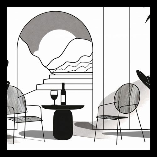 Plakat 30x30cm Relaks w Monochromie na Arena.pl