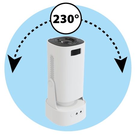 Bezprzewodowy Rzutnik KVTS01 projektor miracast 4k bateria w zestawie Etui na Arena.pl