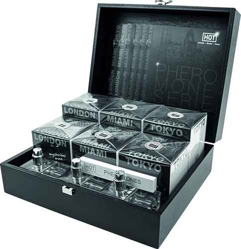 zestaw dla mężczyzn pheromone perfume man 6x30 ml wood box hot na Arena.pl
