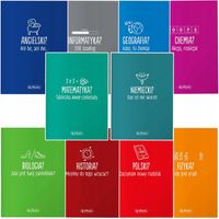 ZESTAW 10 ZESZYTÓW TEMATYCZNYCH PRZEDMIOTOWYCH ZE ŚCIĄGĄ 60k A5 HERLITZ