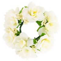 Wianek Dekoracyjny Z Róż, Róże W Wianku, Ozdoby Wiosenne, Wielkanoc