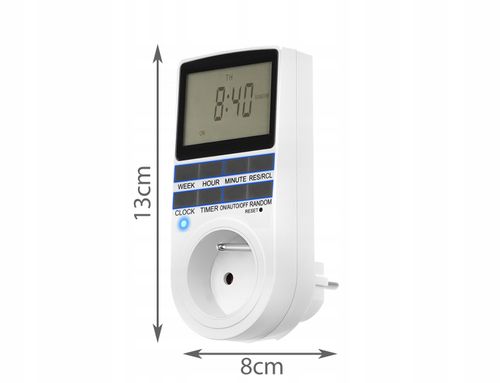 Profesjonalny HQ Włącznik Programator Czasowy Wyłącznik Timer Lcd na Arena.pl