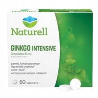 Naturell Ginkgo Intensive miłorząb 60 tabletek