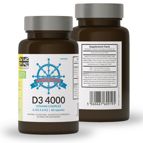 NAVIGATOR Cztery Pory Roku Witamina D3 4000 IU 60 kaps. na Arena.pl