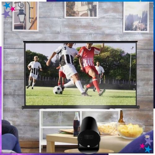 PROJEKTOR RZUTNIK MINI PRZENOŚNY ANDROID LED WIFI FULL HD SMART TV HY300 na Arena.pl