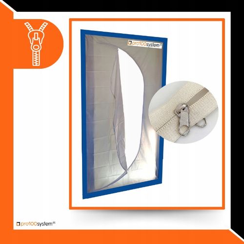 KURTYNA PRZECIWPYŁOWA Drzwi Remontowe Budowlane Z ZAMKIEM BŁYSKAWICZNYM na Arena.pl