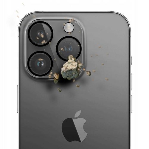 Szkło 9H na aparat do iPhone 15 Pro / 15 Pro Max - 3mk Lens Pro Full Cover na Arena.pl