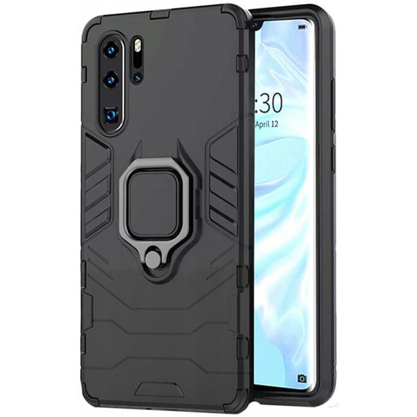 Spacecase X-Ring Huawei P30 Pro Czarny zdjęcie 2