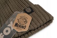 2 x CZAPKA ZIMOWA FOX MERINO BOBBLE OLIVE