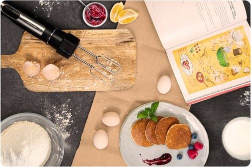 Blender ręczny 1500W czarny Berdsen tytanowe ostrza wielofunkcyjny 5w1 na Arena.pl