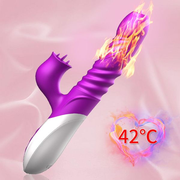 Wibrator-Silicone Vibrator Usb 10 Function And Thrusting Function / Heating zdjęcie 8