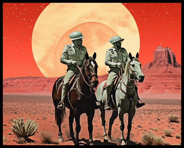 Plakat 76x60,5cm Patrol Kosmiczny zdjęcie 2